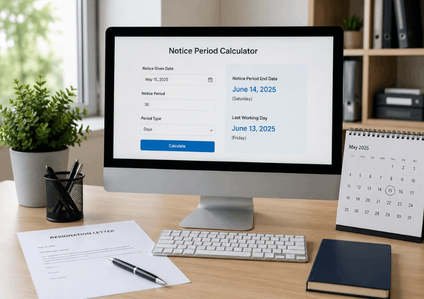 notice period calculator